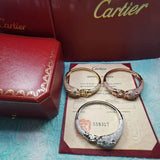 Close-up detail view of Cartier unisex jewelry piece