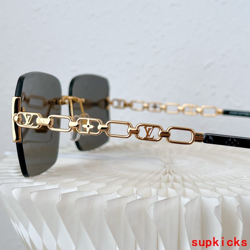 Front view of Louis Vuitton unisex sunglasses