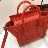 Interior view of classic chic women's handbag – women's statement bag
