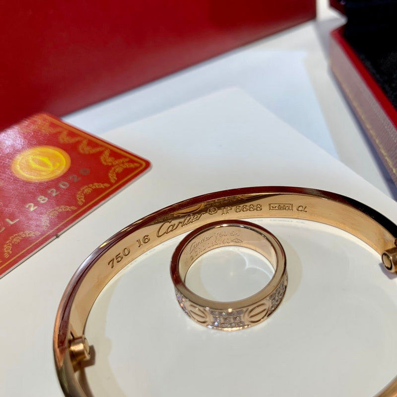 Full view of Cartier unisex jewelry piece