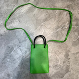 Modern Faux Leather Handbag - Polished Finish | Women's Fashion Handbag #988 - close-up detail shot (image 3) of designer-inspired handbag