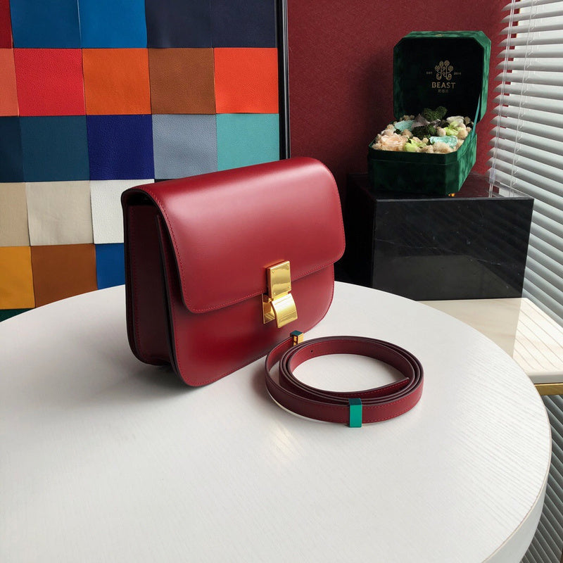 Side profile of refined statement women's handbag – women's premium purse