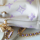  Modern satchel carried on shoulder