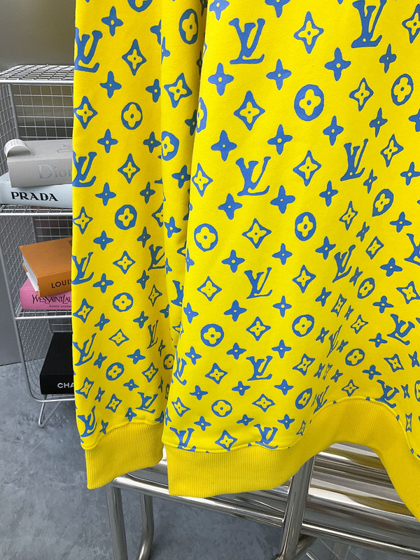 Front view of Louis Vuitton luxury clothing with everyday silhouette