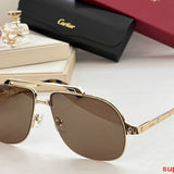 Angled view of Cartier unisex sunglasses
