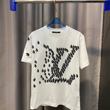 Side profile of Louis Vuitton cotton t-shirt with tailored silhouette