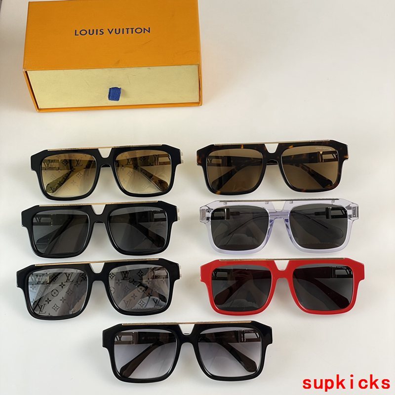 Lifestyle view of Louis Vuitton unisex sunglasses