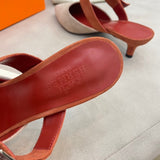 Hermès Black Bow-Detail Flats - Close-Up Texture View