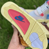 Nike sneakers detailed view showing premium designer craftsmanship
