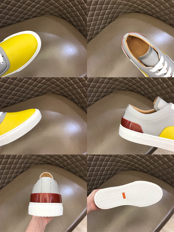 Hermès Tan Platform Heels - Angled View