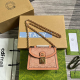 Side profile of classic refined women's handbag – women's everyday handbag