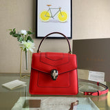 Polished Faux Leather Handbag - Premium Craftsmanship Detailing | Women's Fashion Handbag #1720 - product detail shot (image 10) of designer-inspired handbag