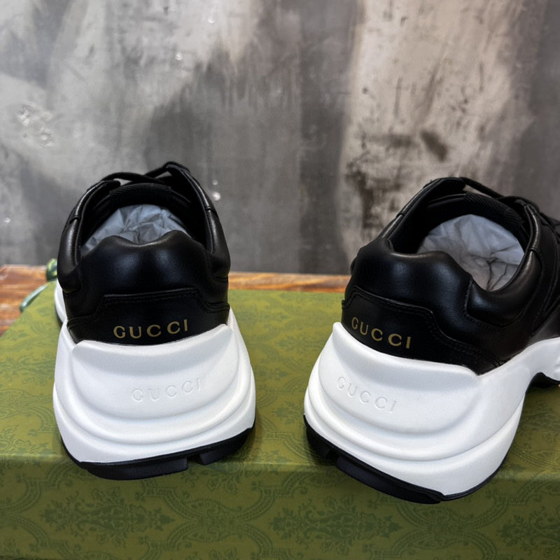 Gucci sneakers detailed view showing premium designer craftsmanship
