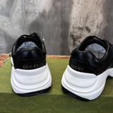 Gucci sneakers detailed view showing premium designer craftsmanship