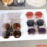 Lifestyle view of Louis Vuitton unisex sunglasses