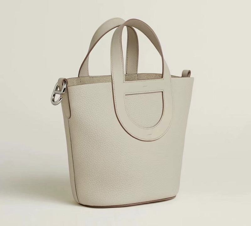 Close-up detail of clean-lined bag design