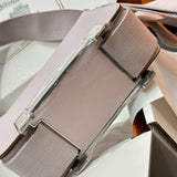Side view of contemporary structured handbag