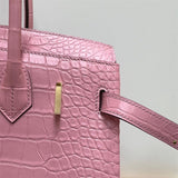 Close-up detail of refined bag design