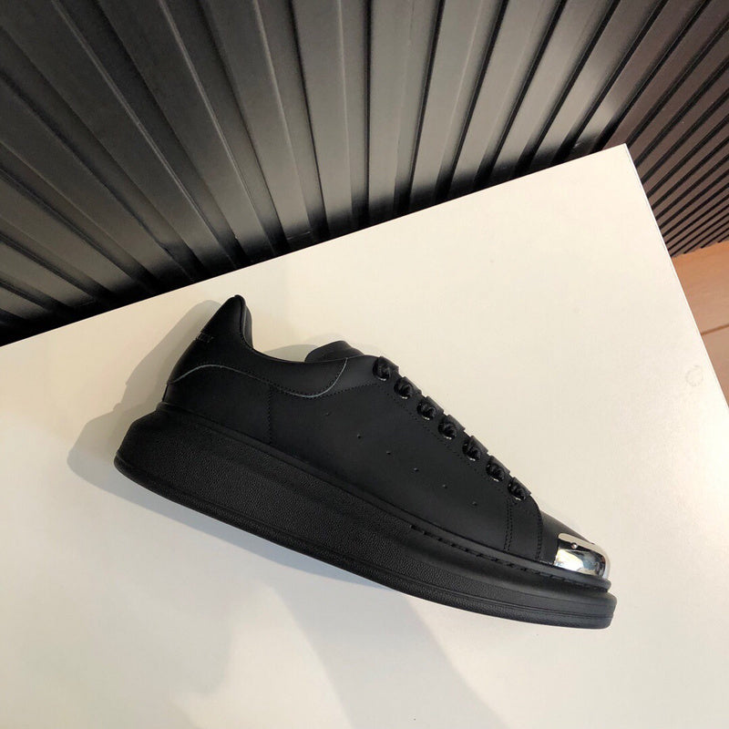 Nike tonal black luxury sneakers view 5 premium leather build