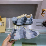 Gucci sneakers detailed view showing premium designer craftsmanship