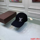 Close-up detail view of Louis Vuitton unisex cap