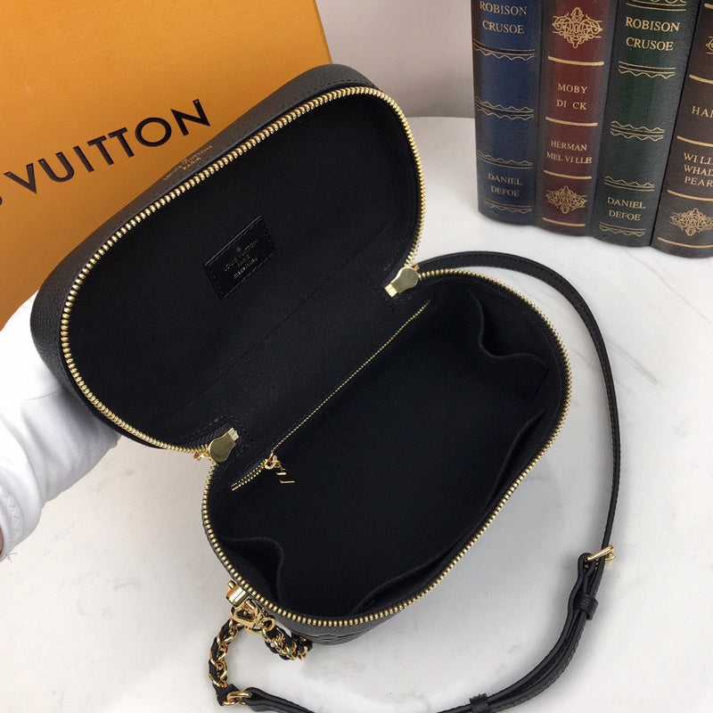 Back view of chic refined women's handbag – women's statement bag