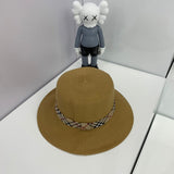 Close-up detail view of Burberry unisex cap
