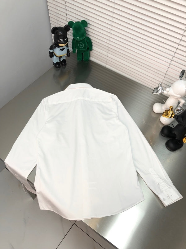 Front view of Louis Vuitton luxury clothing with monogram-inspired silhouette