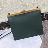 Side profile of everyday-luxe sleek women's handbag – women's everyday handbag
