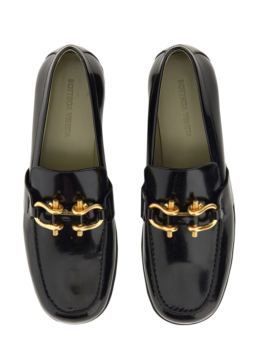 Bottega Veneta premium slides detail and craftsmanship close-up