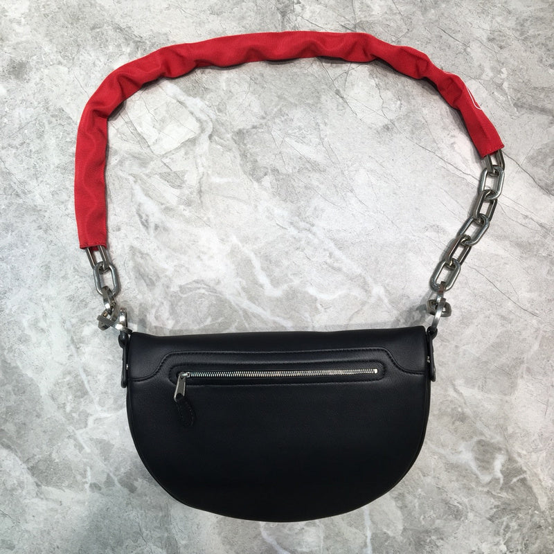 Sleek Faux Leather Handbag - Refined Silhouette | Women's Fashion Handbag #728 - hardware and detail close-up (image 5) of designer-inspired handbag