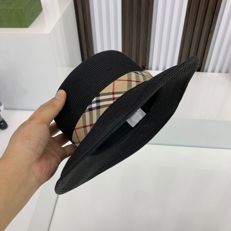 Side view of Burberry unisex cap