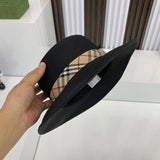 Side view of Burberry unisex cap