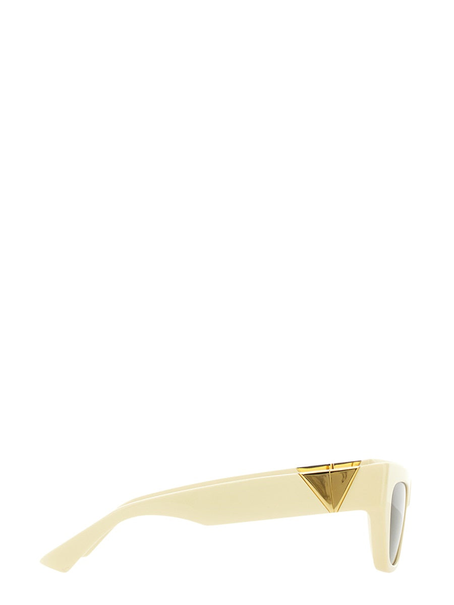 Bottega Veneta premium sunglasses detail and craftsmanship close-up