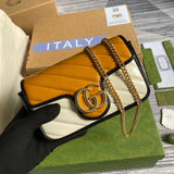 Back view of chic polished women's handbag – women's statement bag
