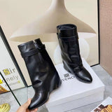 Givenchy Black Combat Boots - Sole Detail View