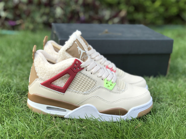 Nike stone beige luxury sneakers view 11 chunky sole construction