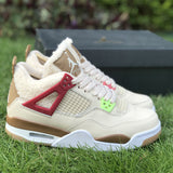 Nike stone beige luxury sneakers view 11 chunky sole construction