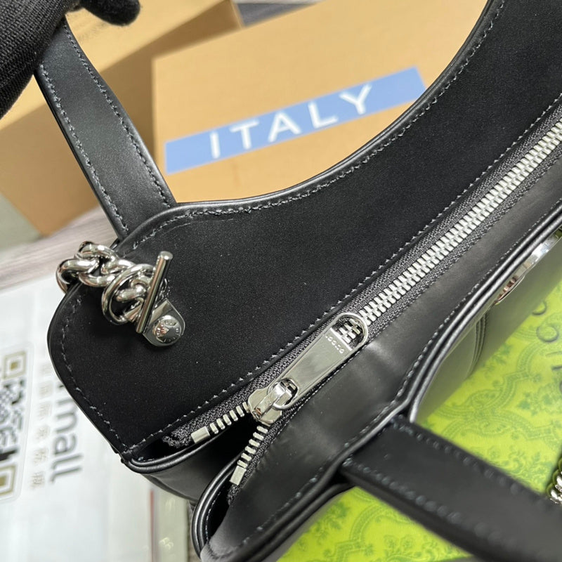 Front view of statement classic women's handbag – women's luxury accessory