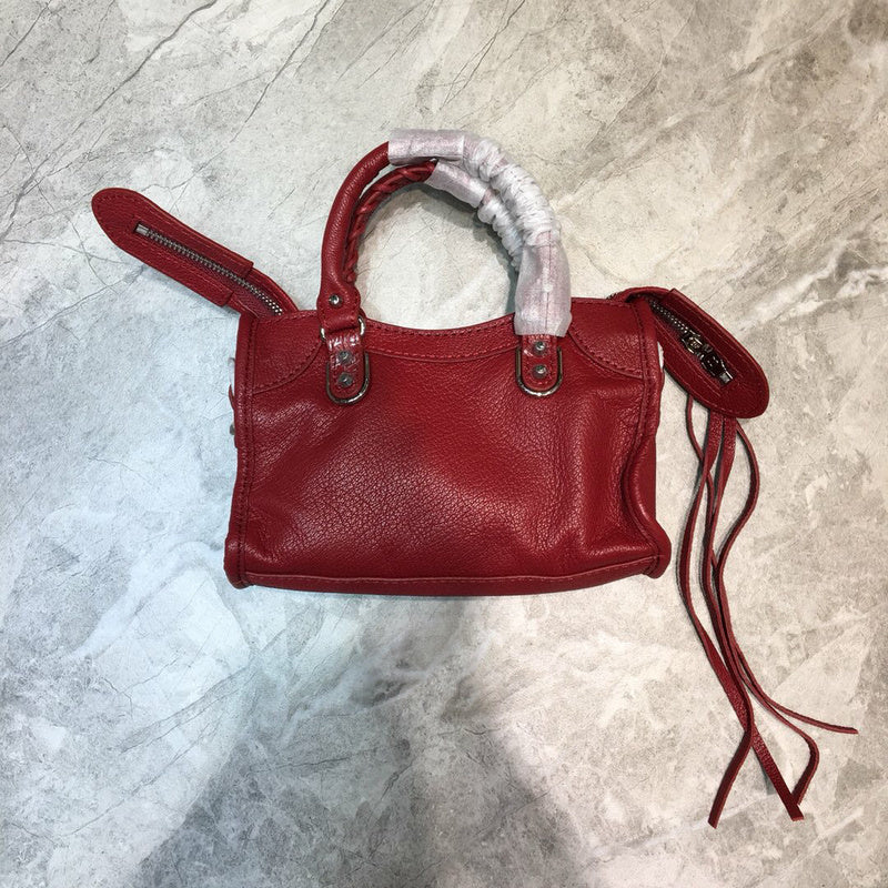 Sophisticated Faux Leather Handbag - Sleek Minimalist Lines | Women's Everyday Carry Handbag #703 - hardware and detail close-up (image 5) of designer-inspired handbag