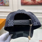 Close-up detail view of Louis Vuitton unisex cap