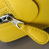 Sophisticated Vegan Leather Handbag - Smooth Faux-Leather Exterior | Women's Fashion Handbag #900 - hardware and detail close-up (image 5) of designer-inspired handbag