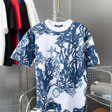 Front view of Louis Vuitton cotton t-shirt with logo-detail design