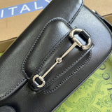 Back view of statement sleek women's handbag – women's luxury accessory