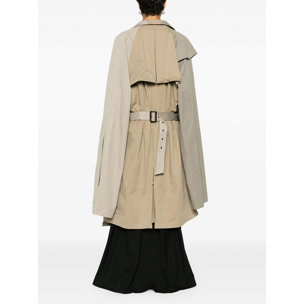 Balenciaga Jackets? Balenciaga Neutrals Coats - Trench & Raincoats Women Premium Casual Designer Jacket