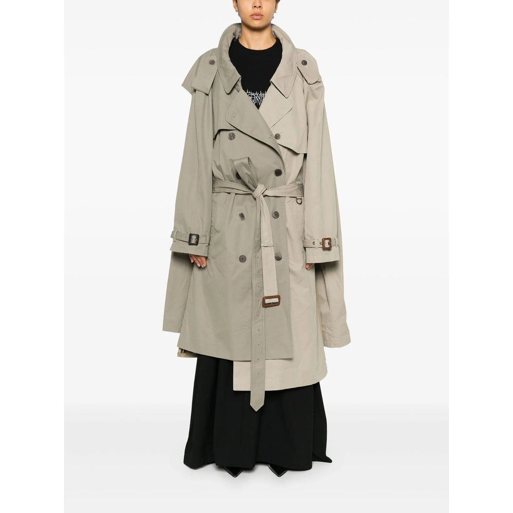 Balenciaga Jackets? Balenciaga Neutrals Coats - Trench & Raincoats Women Luxury Designer Outerwear Jacket