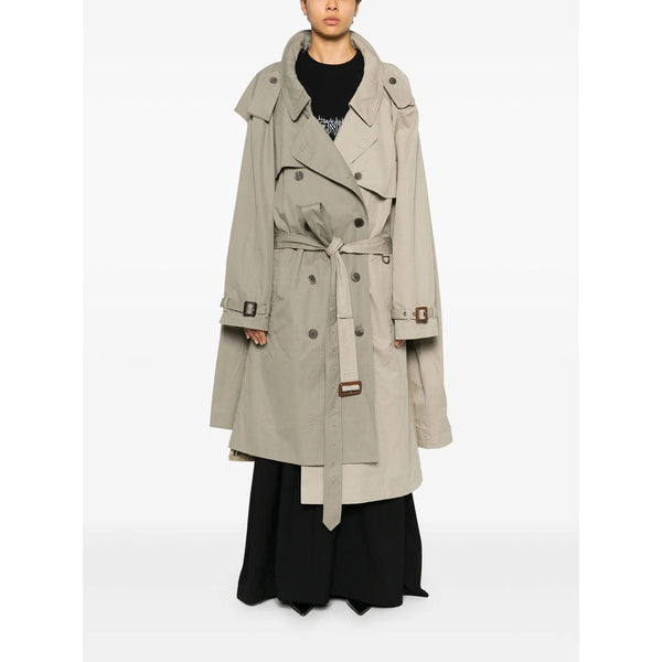 Balenciaga Jackets? Balenciaga Neutrals Coats - Trench & Raincoats Women Luxury Designer Outerwear Jacket