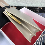 Top view of refined modern women's handbag – women's designer-style accessory