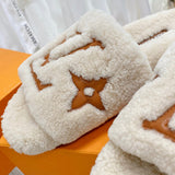 Louis Vuitton Camel Platform Heels - Toe Detail View