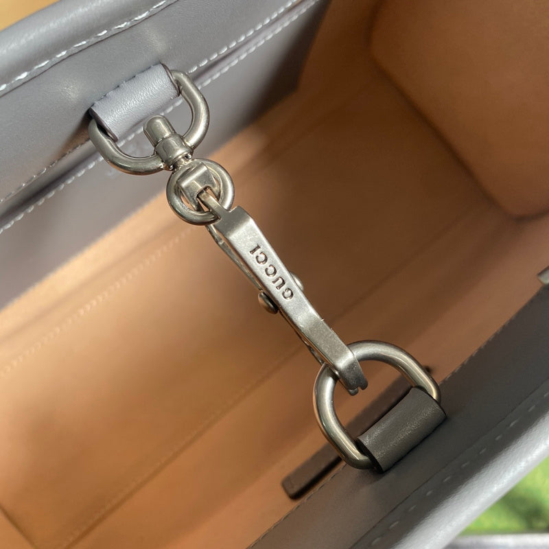 Interior view of classic modern women's handbag – women's statement bag